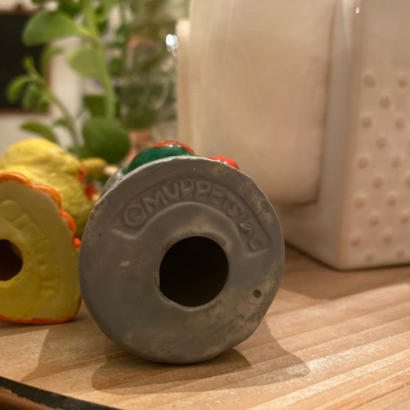 Vintage ceramic Sesame Street ornaments, Big Bird and Oscar the Grouch - Picture 2 of 5